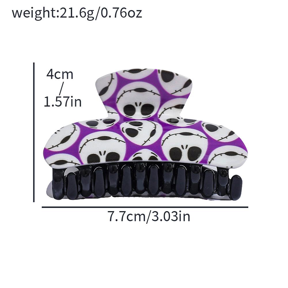 

1pc ightmare before Christmas Hair Claw Unique Personality Hair Gripper Decorative Styling Hairpin Versatile Daily Accessory