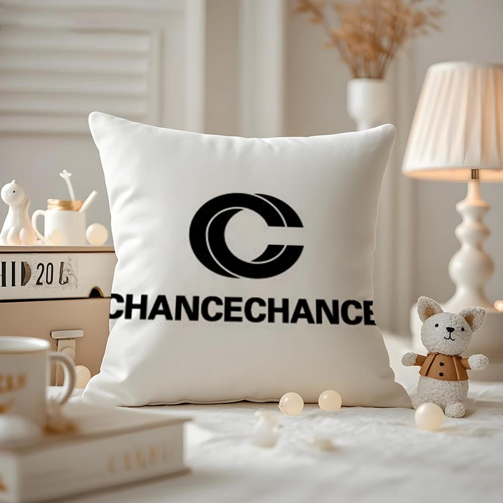 Design značky C-Chancechance Povlak na polštář Povlak na polštář proti roztočům Neviditelný zip Hedvábný krátký plyšový Povlak na polštář na pohovku