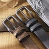 Retro Belt for Men Casual Business Simple Belt for Men Middle-aged and Young Men Fashionable Versatile Pin Buckle Belt