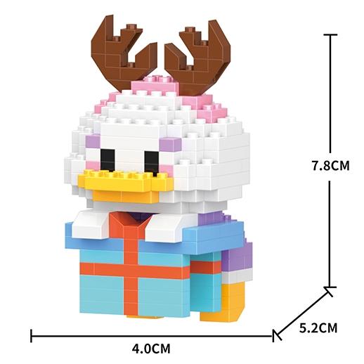 Disney Anime Prinzessin Bausteine Stitch Mickey Mouse Mini Action Spielfiguren Blöcke Spielzeug Ziegel Zusammenbauen Spielzeug Kinder Geschenke