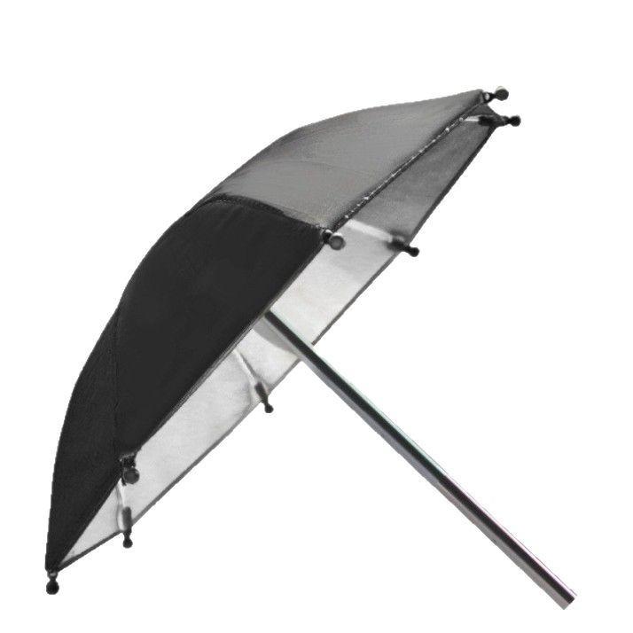 Outdoor Riding Equipment Mobile Phone Holder Removable Mini Portable Small Umbrella Weather and Rain Takeaway Motorcycle Umbrella
