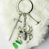 Gothic Dark Horror Spider Keychain - Halloween Insect Accessory
