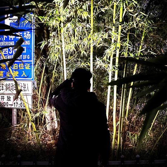 Außensensor-Scheinwerfer, superhell, wasserdicht, über USB wiederaufladbar, verstellbar, atmungsaktiv, Kopfband, leicht, Nachtangeln, Laufen, XPE COB-Lampe