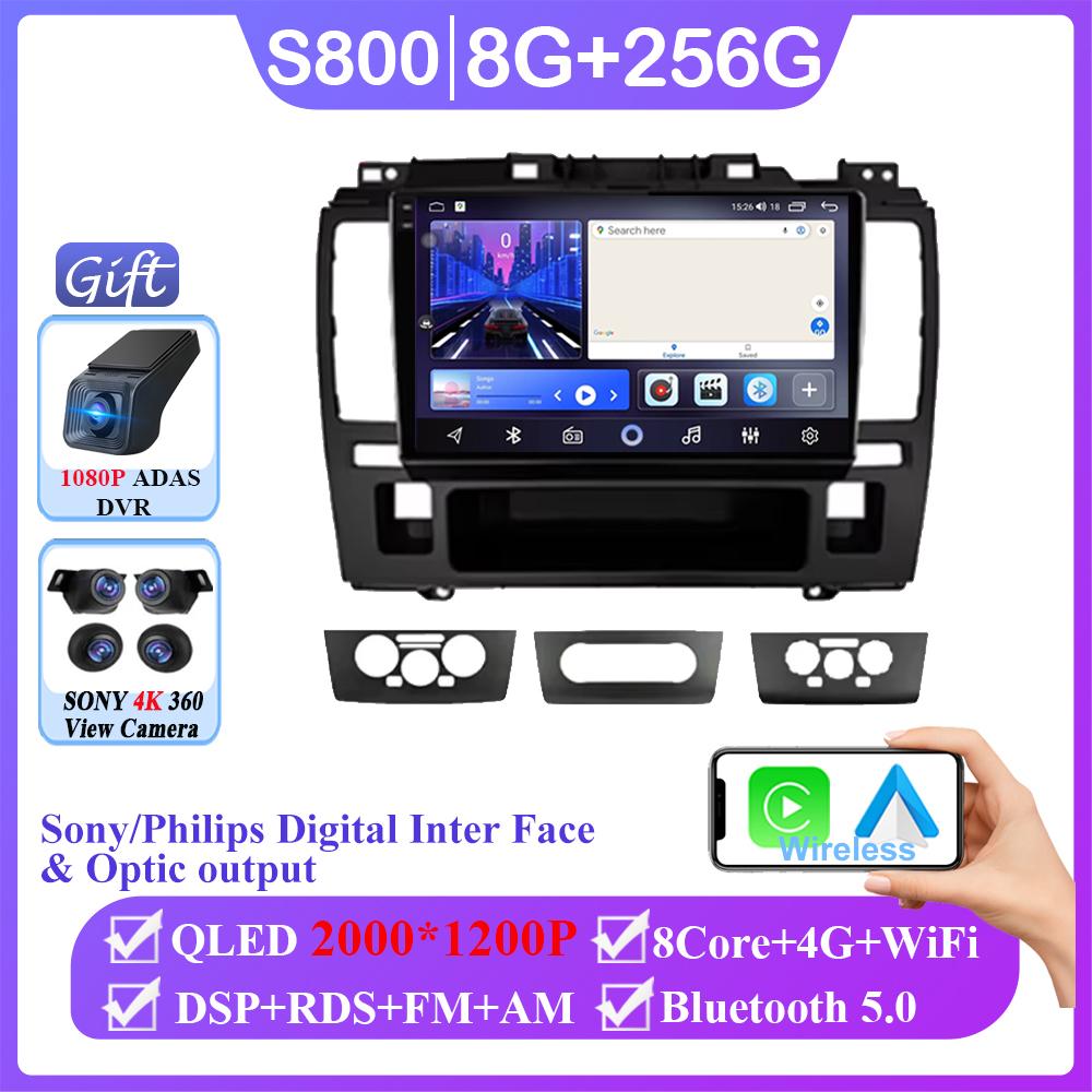 Car Android 14 Carplay For Nissan Tiida Tida C11 2004 - 2013 Auto Radio Stereo Multimedia Video Player Navigation No 2din DVD BT