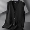 Men's Plus Size Casual Knit Vest