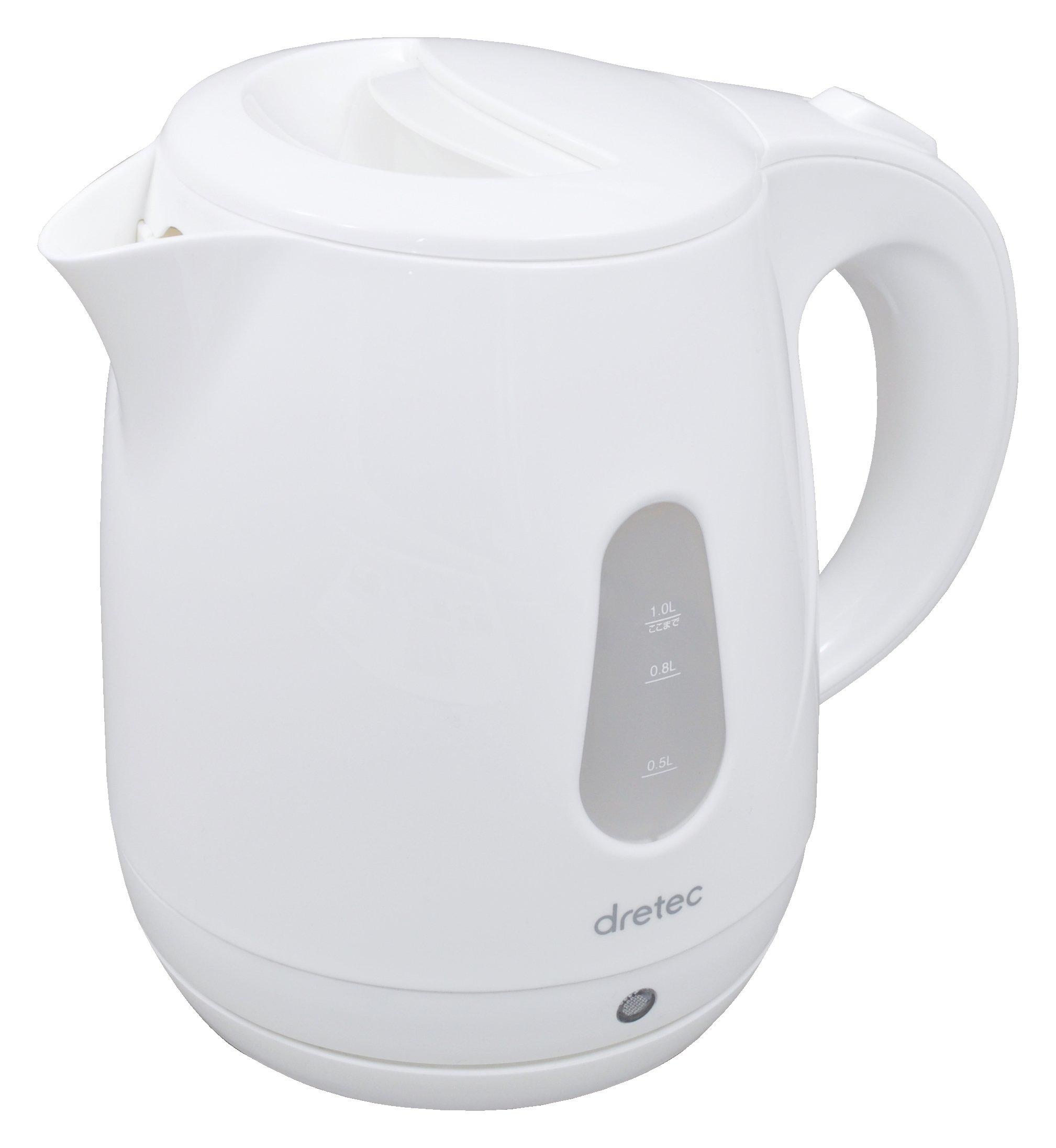 

Электрический чайник dretec Tippy Pot Kettle Cute Stylish PO-129WT (белый)