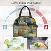 Vincent Van Gogh Painting Insulated Lunch Bag Tote Meal Bag Reusable Portable Thermal Lunch Box Handbags for Work School Picnic