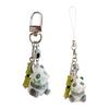 Miniature Panda Bamboo Keychain Stylish Phone Chain Belt Soft Texture Portable Carry Solution For Keys Backpacks