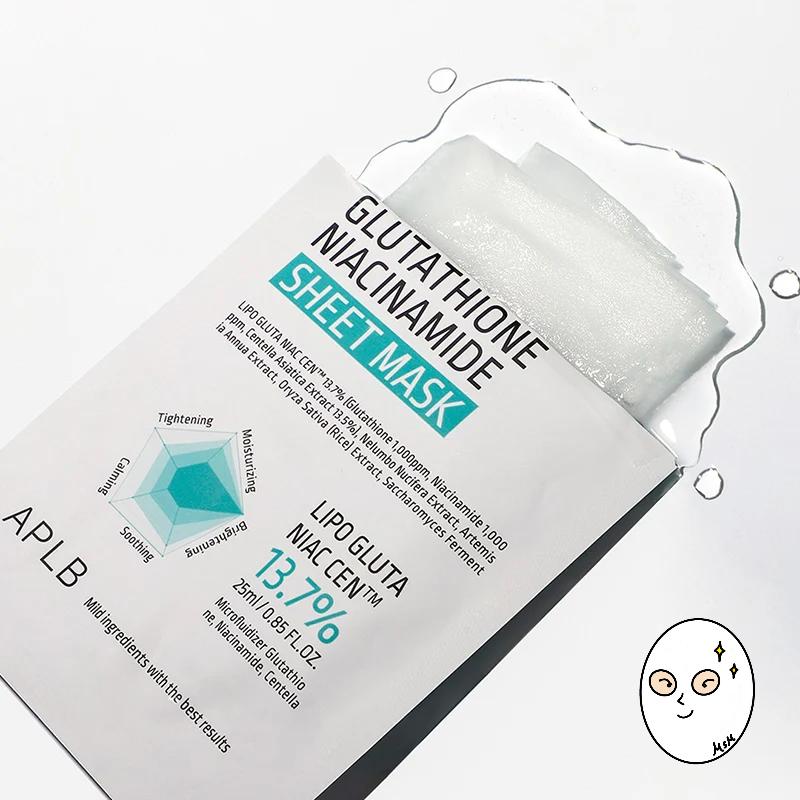 APLB Glutathione Niacinamide Sheet Mask 10P
