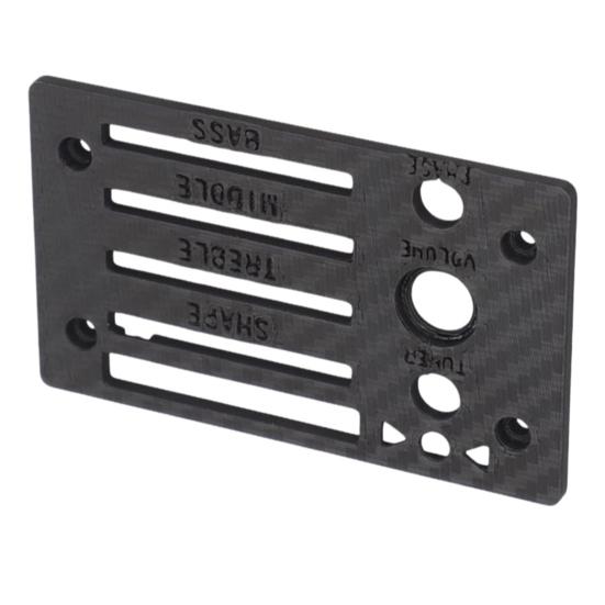 Guitar Replacement Faceplate for Ibanez Fishman SST Preamp 3D Printed Guitar Preamp Control