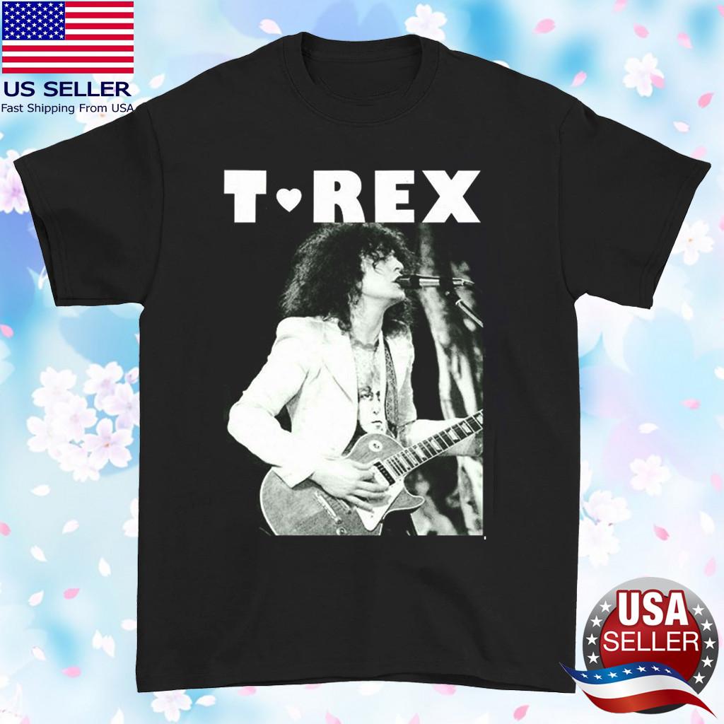 marc bolan T Rex Band black shirt Unisex All sizes S