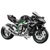 1/9 Kawasaki H2R Model Motocicletă de Curse din Aliaj Diecasts Metal Model Motocicletă Sport de Pista Sunet și Lumină cu Spray Jucării pentru Copii Cadouri