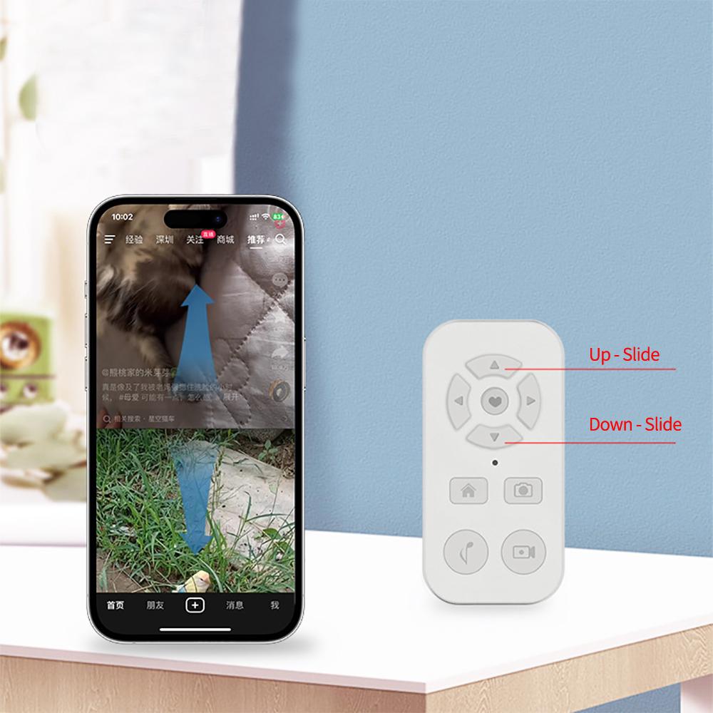 Universal Remote Control Bluetooth Smart Remote For Xiaomi IPhone Samsung Mobile Phone Selfie Stick Bluetooth Camera Controller