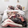 Genshin Impact Bedding Sets 100% Polyester Printed Comforter Bed Cover Duvet Cover Pillow Case 2-3 Pieces Sets Kids Adult Size