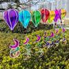 40cm Balloon Hot Air Balloon Spinner Plastic Rotating Sequins Pinwheels