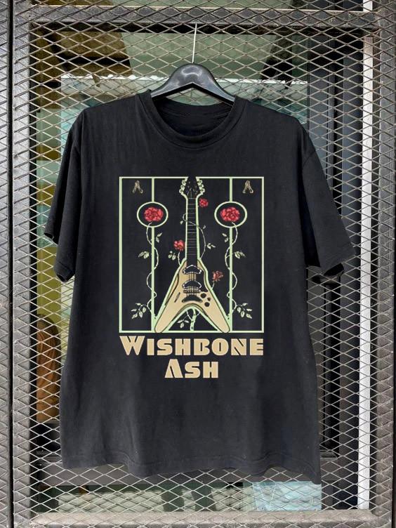 

Collection Wishbone Ash Band Short Sleeve T Shirt Black All Size 4XL