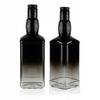 Butelka Szklana Daniels 500Ml Ombre Czarno - Przezroczysta Na Whisky Wódkę