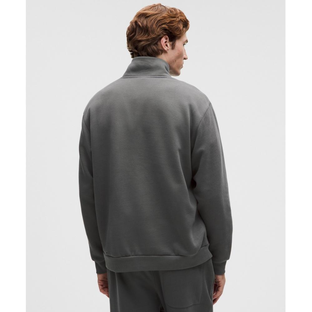 Lululemon Steady State Half Zip Onyx Grey