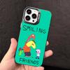 Cartoon S-Smiling friends Phone Case Color Silver Shell For IPhone 17 16 15 14 13 12 11 Pro Max Plus