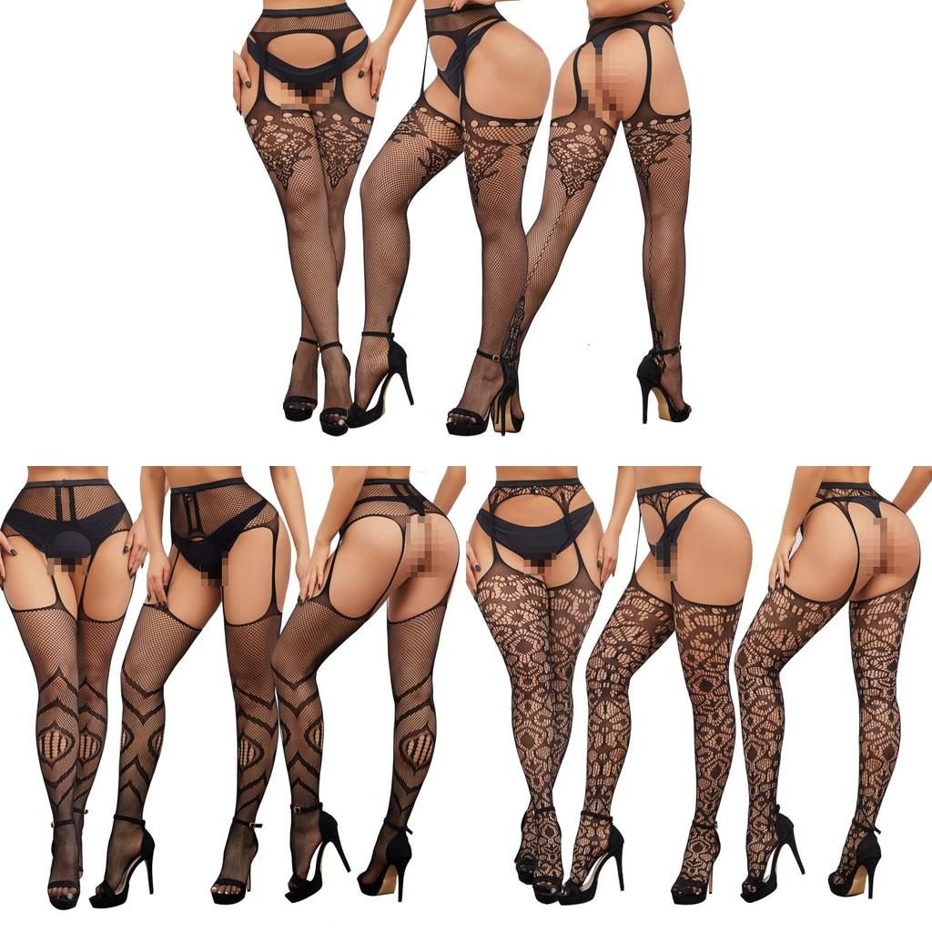 Stockings Sex For Women With Stretchy Fishnet Design Crotch Socks Fashion Gift