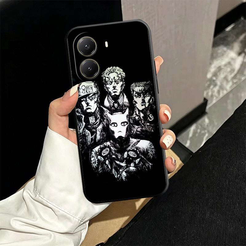 JoJo Adventure Killer Queen Soft Phone Case for Xiaomi Poco X5 X6 X7 X8 Pro Max X3 F7 F8 Ultra M8 M7 M6 M5 Redmi 15 15C 14C 13C