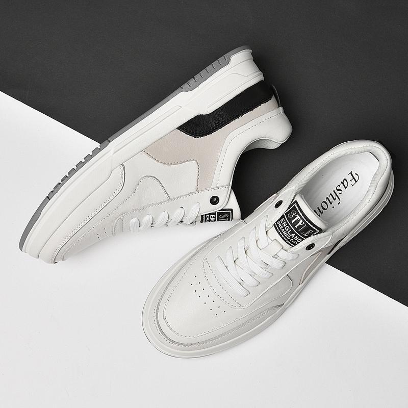 Fashion Genuine Leather Shoes Men Lace Up Casual Sneakers Comfort Design Man Shoes Cow Leather Oxfords Men Shoes Moccasins Men Sneakers