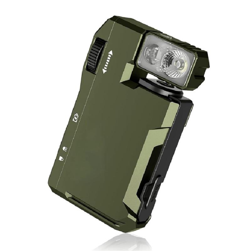 Edc Rechargeable Flashlight With 400 Lumens Compact Portable Light For Outdoor Use