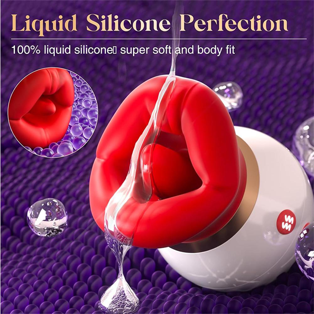 Female Adult Toys Powerful Tongue Licking Vibrator Nipple Clitoris Stimulation 3 In 1 Vibrator Sex Toys for Women