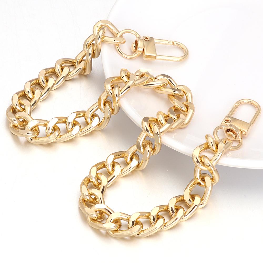 40/60/80/100cm Metal Aluminum Bag Chains Handbag Shoulder Bag Strap Replacement Extension Chains For DIY Bags Deco Accessories