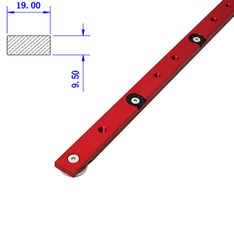 1Pc 19/30/45/75Type T-tracks T-Slot Aluminium Alloy Miter Track Jig Miter Bar Slider Table Saw Router Table DIY Woodworking Tool