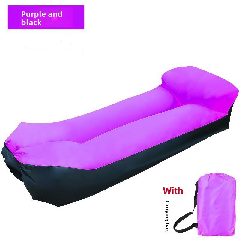 Outdoor Portable Lazy Pillow Inflatable Water Beach Grass Park Foldable Sleeping Bag