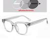 Anti Blue Rays Oval Prescription Glasses For The Nearsighted Women Men Myopia Photochromic Spectacles 0 -0.5 -0.75 To -6.0