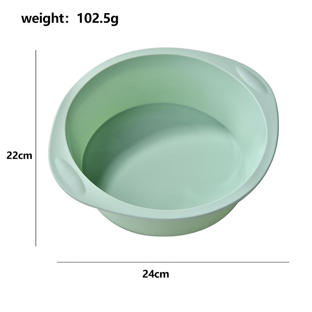 Silicone Cake and Bread Mold - Square and Round Baking Pans for Household Oven Use