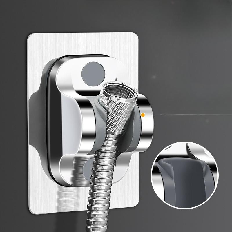 No Need for Drilling, Adjustable Showerhead Bracket, Bathroom Shower Head, Rain Shower Lotus Pod, Fixed Wall Base