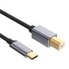 Fast Speed Printer Cable, Male USB Type C to Male USB B for Efficient Data Transfer Between Printers Scanners and PC