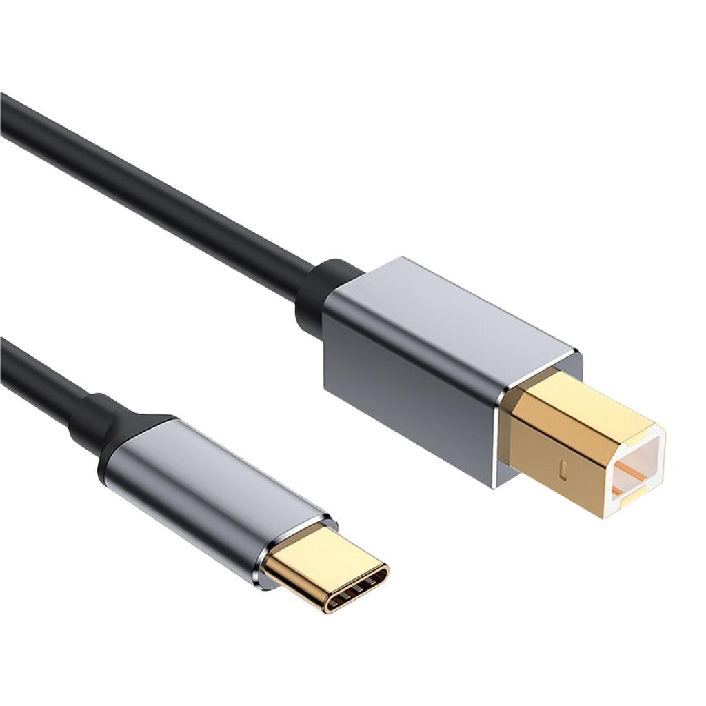 Fast Speed Printer Cable, Male USB Type C to Male USB B for Efficient Data Transfer Between Printers Scanners and PC