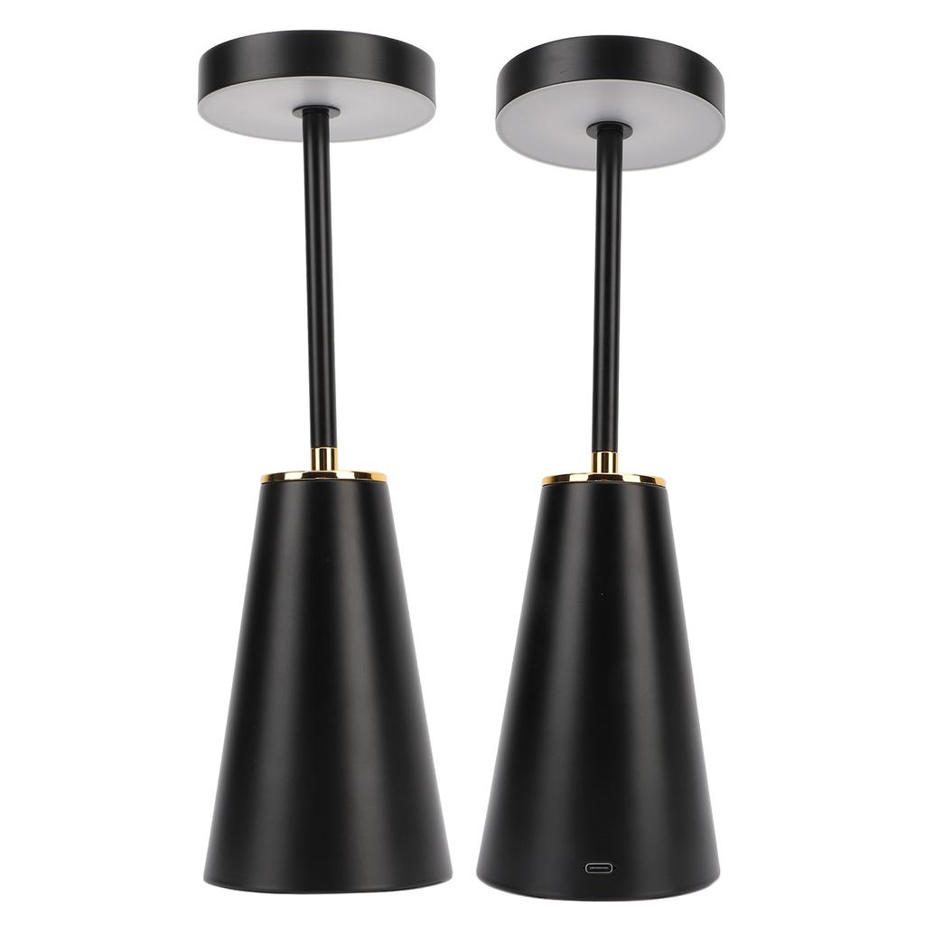 Cordless Table Lamp Rechargeable Touch Control Stepless Dimmable LED Portable Wireless for Home Living Room