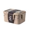 Large Capacity Portable Two - Layer Stainless Steel Food Container Bento Box for Kids School Office Lunch Containers