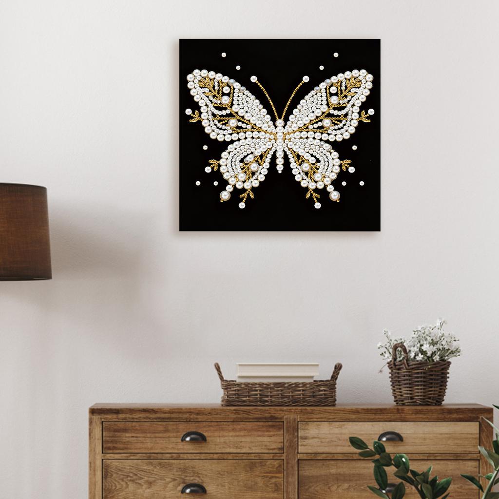 DIY Pearl Gem Art Diamond Painting Kits for Adults/Beginners Gift Home Decor Diamond Dots Paintings Picture Arts Craft 25x25cm