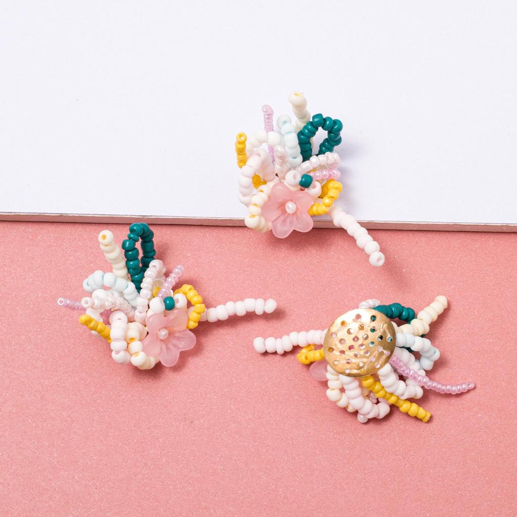 Lily of the Valley Macaron Headdress & Earrings DIY Kit