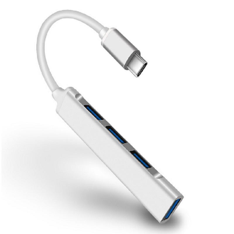 Cross-Border Type-C USB Expansion Dock: Multifunctional 4-Port Hub Splitter
