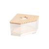 Large Acrylic Hamster Bathroom: Transparent Dual-Use Sand Basin for Bathing and Toilet