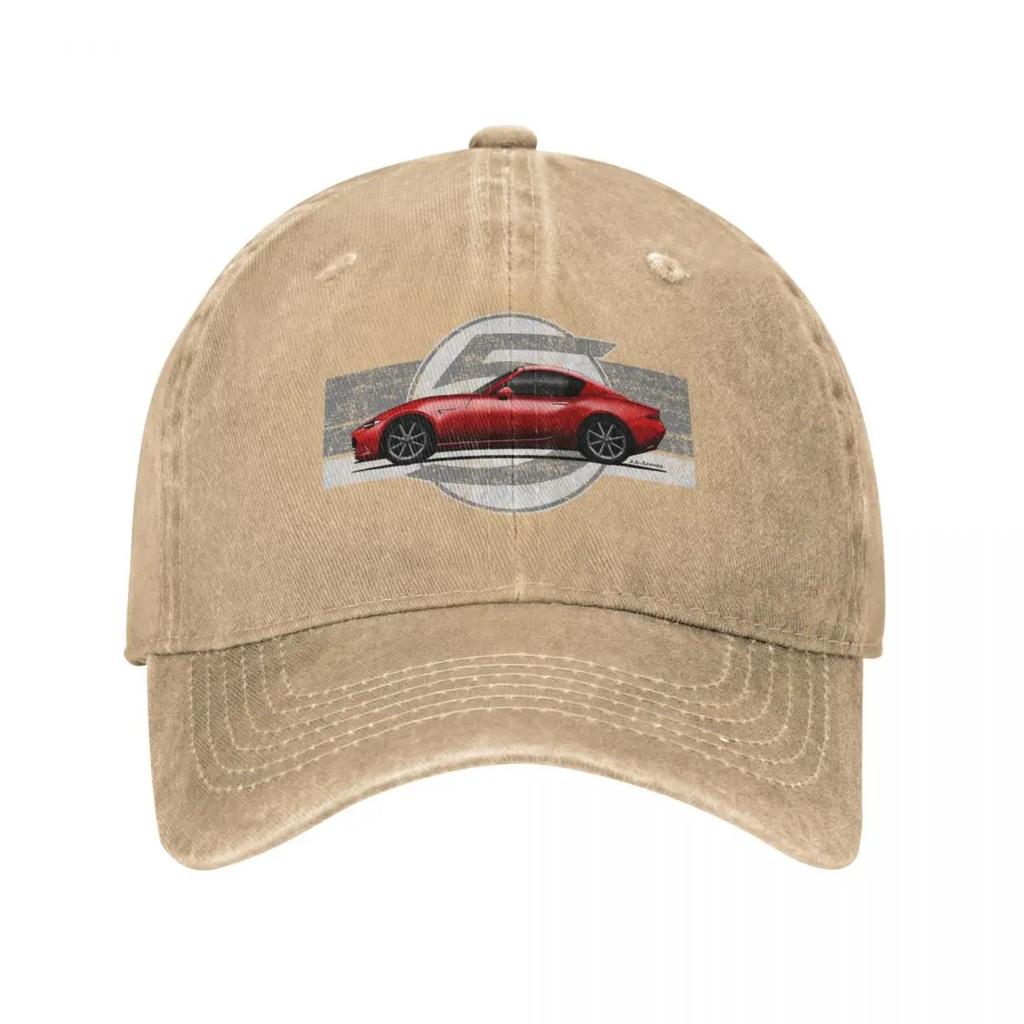 My drawing of the iconic red RF Japanese roadster sports car with background  Baseball Cap Thermal Visor FeUnisex Unisexs