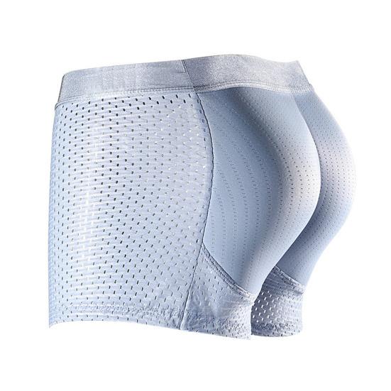 Men Butt Lift Boxer Briefs Solid Color Fake Butt Shorts Padded Hip
