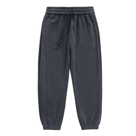 Men Thickened Sweatpants Drawstring Waist Warm Jogger Pants Casual Loose Fit Tapered Track Pants for Gym Street Daily Wear