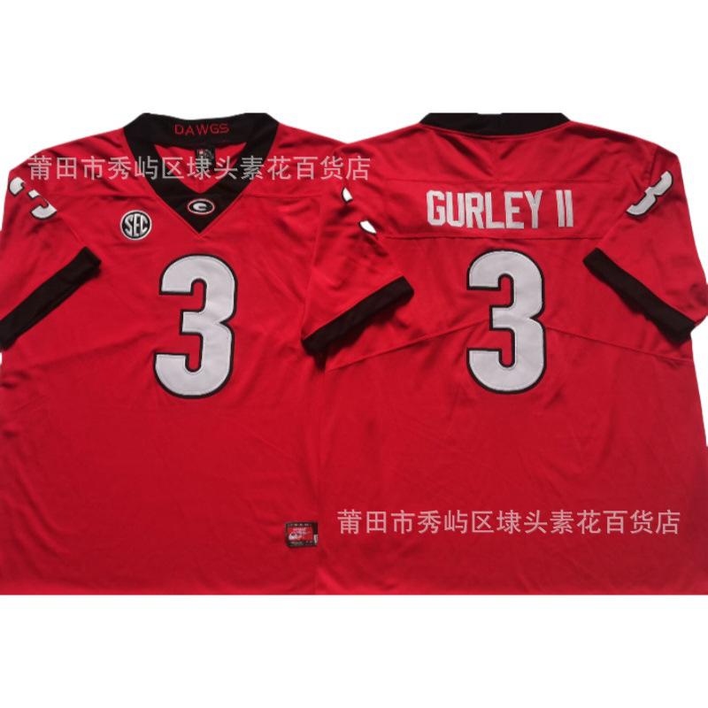 NCAA College Football Jersey Bulldogs Georgia Bulldogs Embroidery Spot Custom