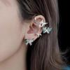 Unisex Hollow Butterfly Earrings Geometric Design Zinc Alloy Looks Trendsetting