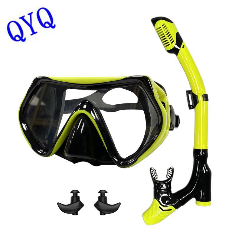 Diving goggles, large frame diving goggles, silicone diving goggles