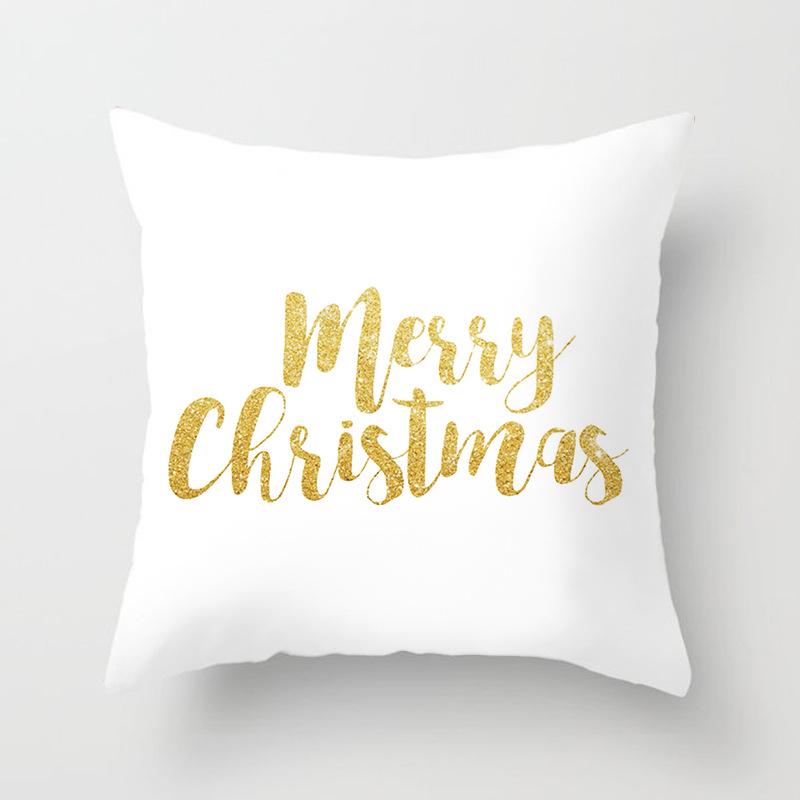 

Christmas Sale Nordic Style Peach Leather Velvet Pillow Cover Automobile Home Sofa Cushion Pillow Cover Premium 45*45cm