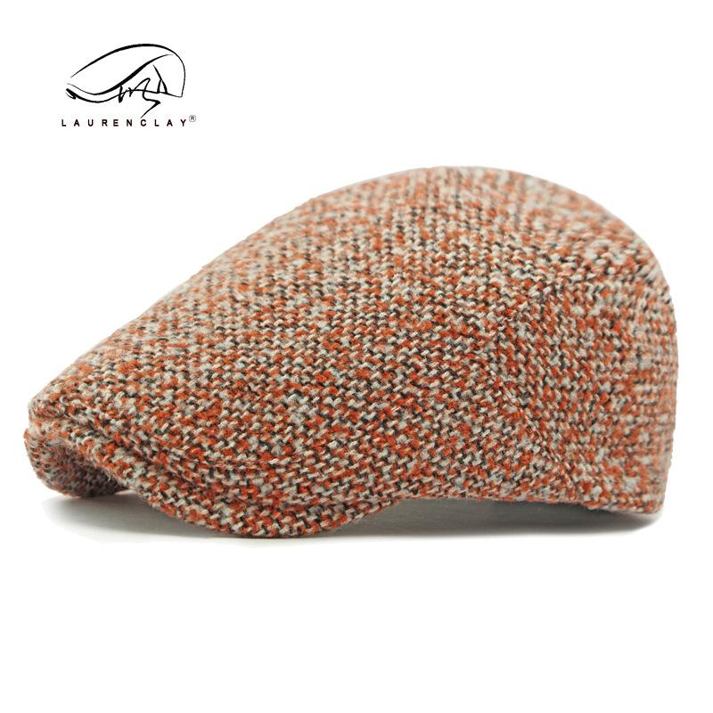 Hat women's spring and autumn winter new fashion cap beret men's British retro forward hat painter hat